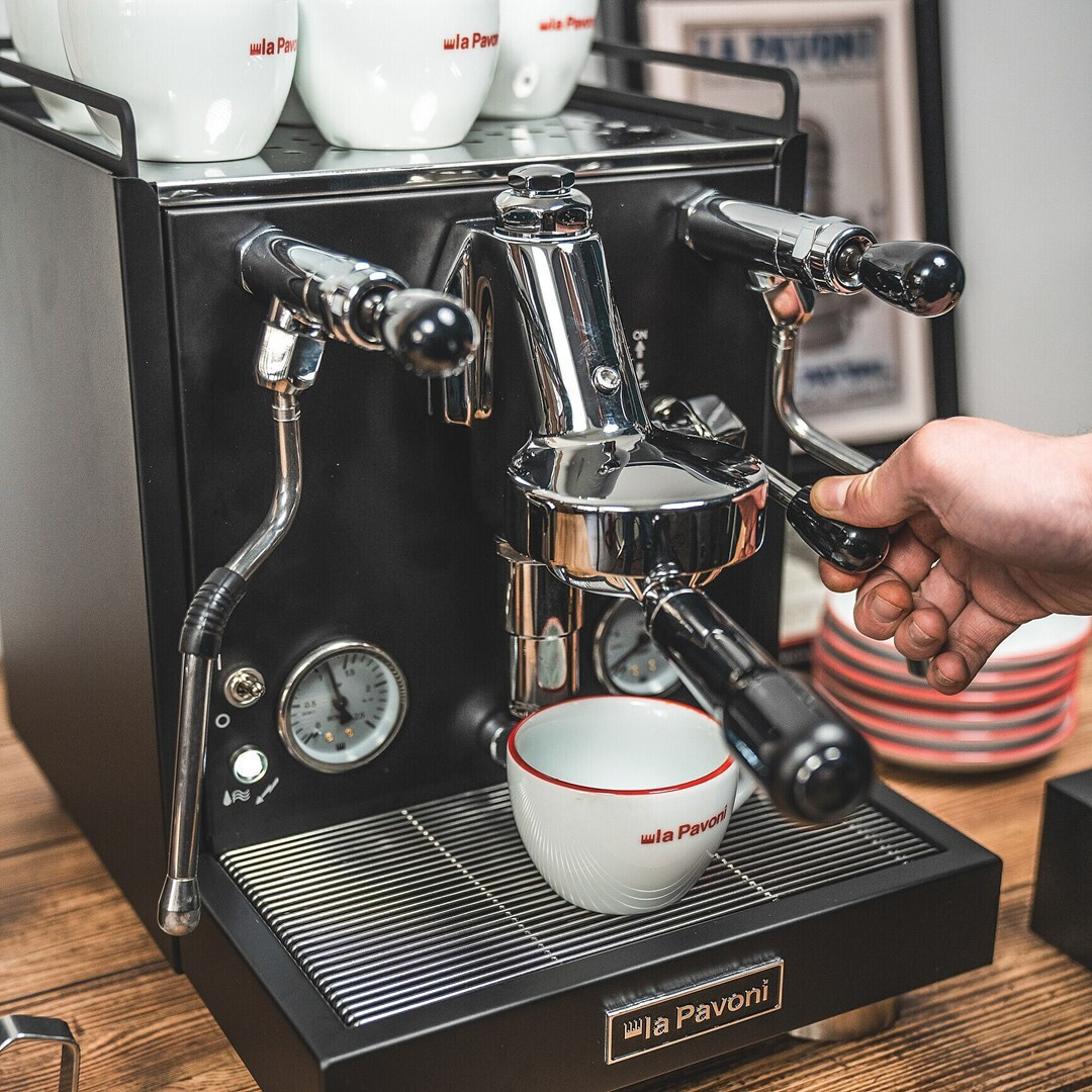 La Pavoni New Cellini Evolution Μηχανή Espresso 1520W Πίεσης 20bar Μαύρη - Image 9