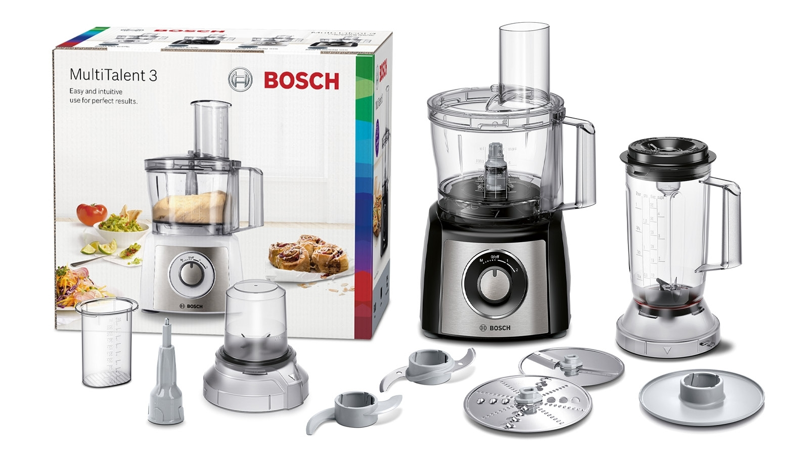 Bosch MCM3501M Πολυμίξερ 800W με Κάδο 2.3lt και Κανάτα Μπλέντερ Μαύρο - Image 25