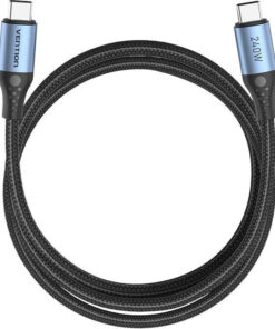 Alternative view of Vention USB 2.0 Cable USB-C male - USB-C 240W Μαύρο 1.5m