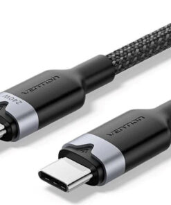 Vention USB 2.0 Cable USB-C male - USB-C 240W Μαύρο 1m