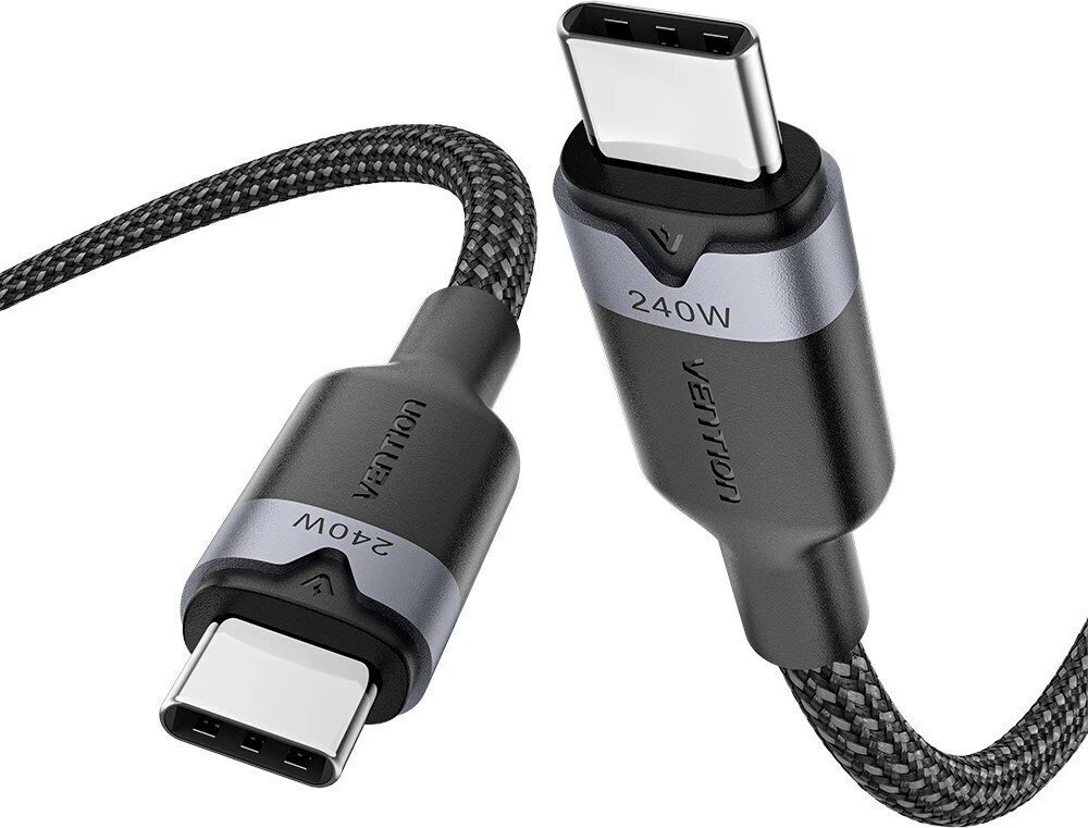 Vention USB 2.0 Cable USB-C male - USB-C 240W Μαύρο 1m - Image 2
