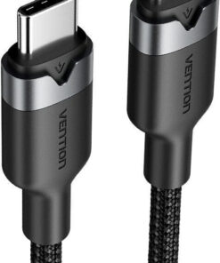 Alternative view of Vention USB 2.0 Cable USB-C male - USB-C 60W Μαύρο 2m