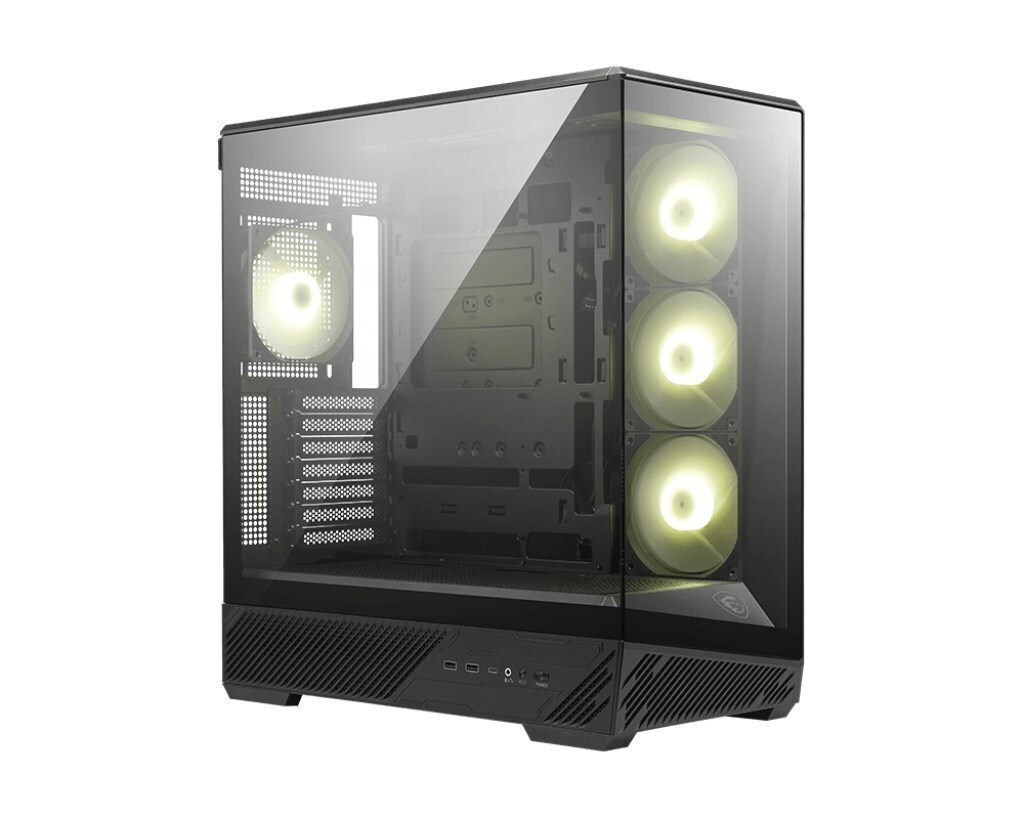 MSI MAG PANO 130R PZ Midi Tower Κουτί Υπολογιστή Black/Transparent - Image 2