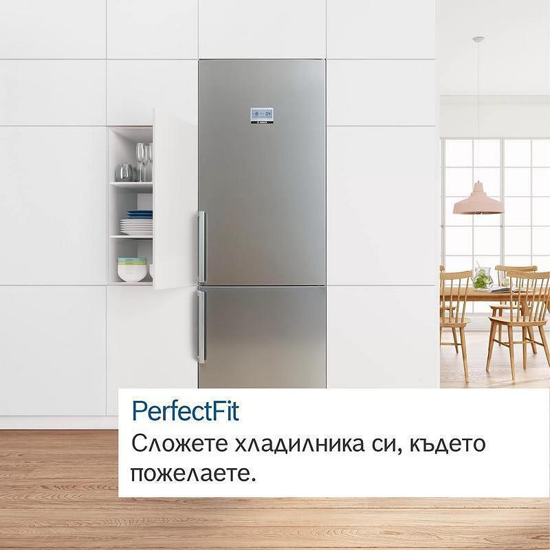 Bosch Ψυγειοκαταψύκτης 363lt Total NoFrost Υ203xΠ60xΒ66.5εκ. Μαύρος KGN39LBCF - Image 10