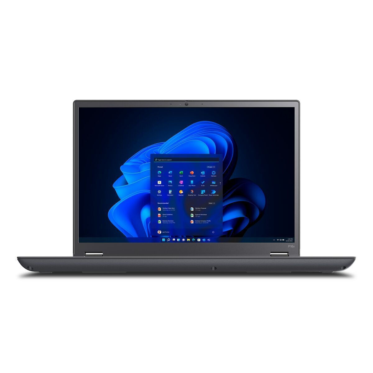 Lenovo ThinkPad P16v Gen 1 (AMD) 16" IPS FHD+ (Ryzen 7 Pro-7840HS/16GB/512GB SSD/W11 Pro) Thunder Black (US Keyboard) - Image 2