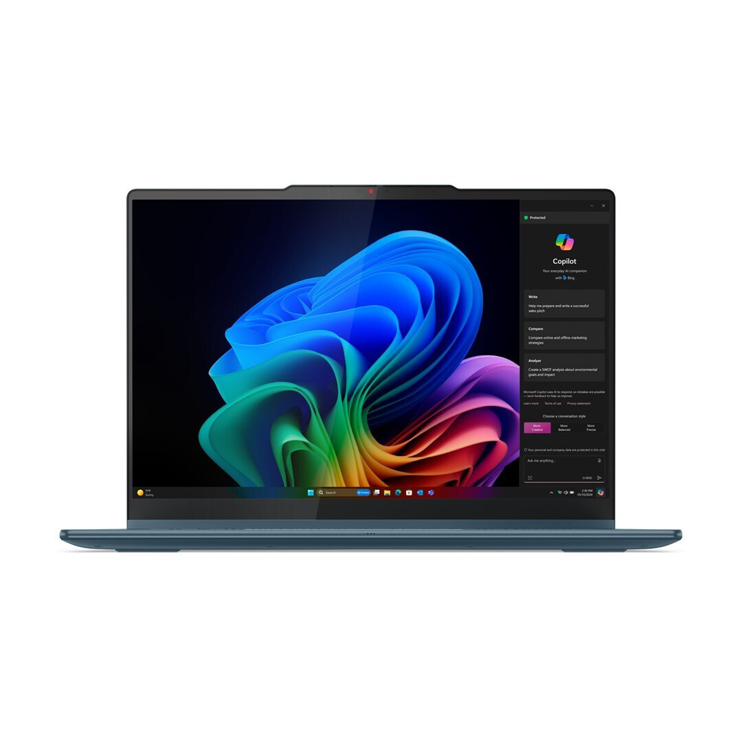Lenovo Yoga 7 2-in-1 14AKP10 14" OLED FHD+ (Ryzen AI 300 Series-5 340/16GB/512GB SSD/W11 Home) Tidal Teal (US Keyboard) - Image 2