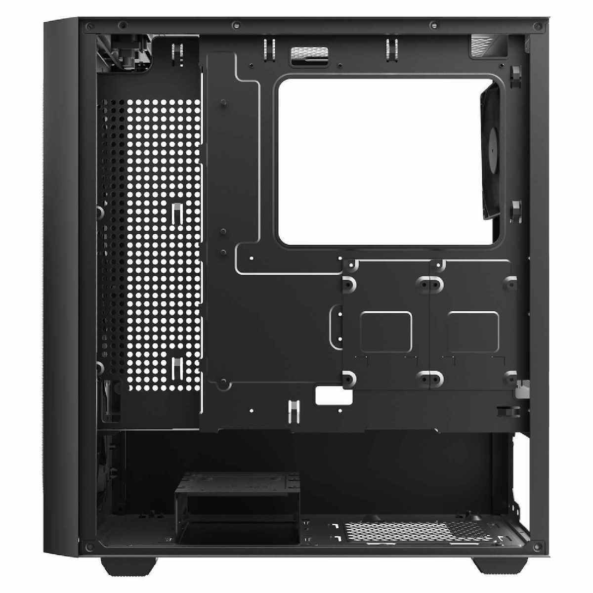 Savio Noctis Flow X1 Gaming Midi Tower Κουτί Υπολογιστή με Πλαϊνό Παράθυρο Μαύρο - Image 4