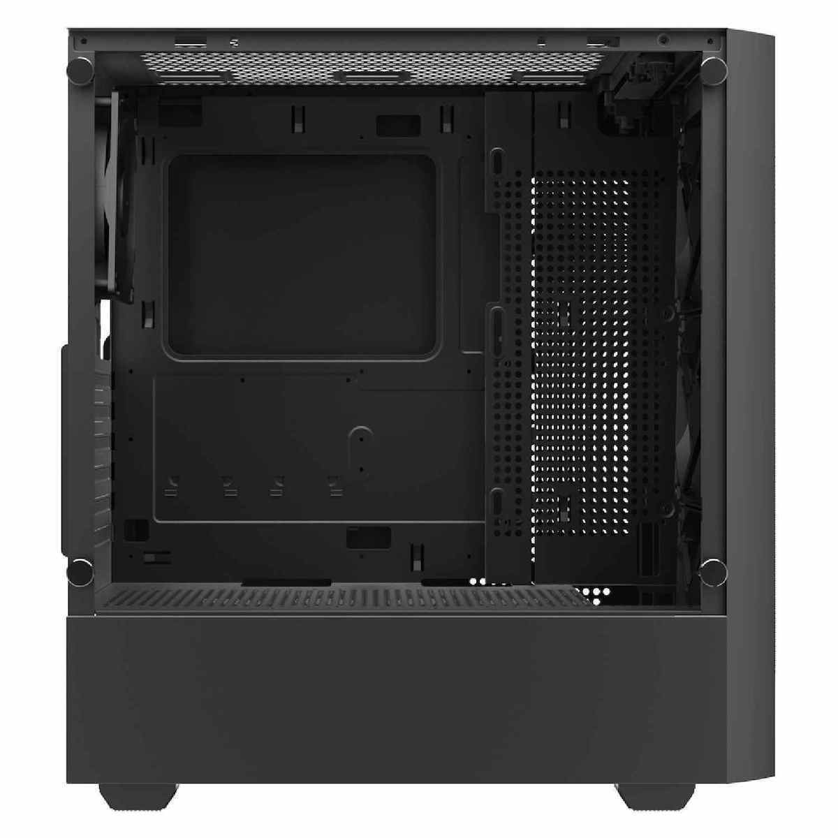 Savio Noctis Flow X1 Gaming Midi Tower Κουτί Υπολογιστή με Πλαϊνό Παράθυρο Μαύρο - Image 5