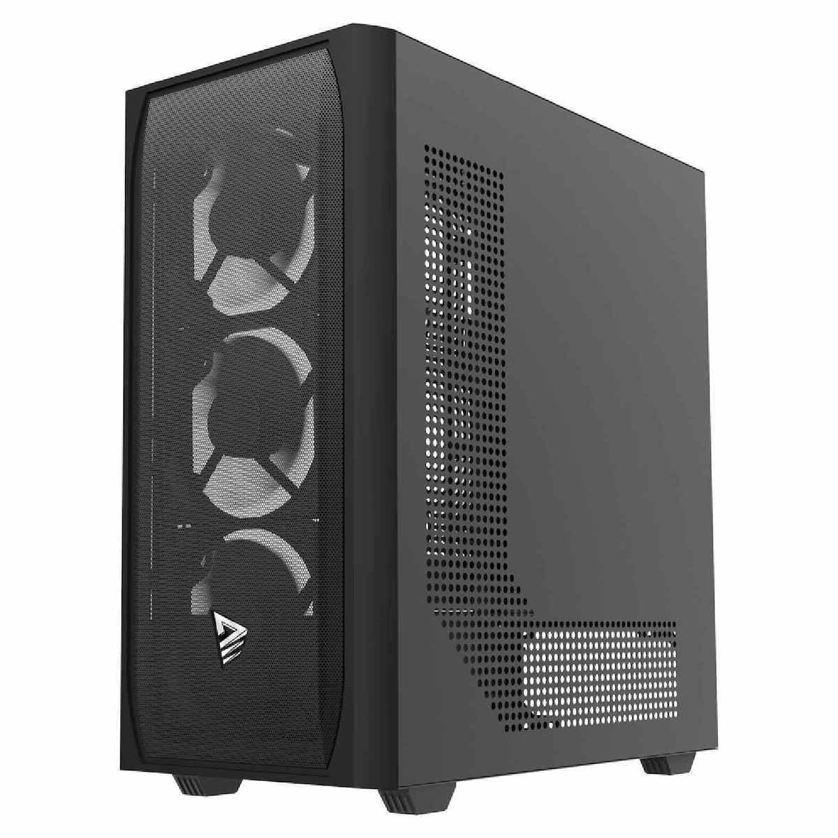 Savio Noctis Flow X1 Gaming Midi Tower Κουτί Υπολογιστή με Πλαϊνό Παράθυρο Μαύρο - Image 6