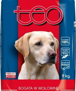 Teo 9kg Ξηρά Τροφή για Ενήλικους Σκύλους με Βοδινό