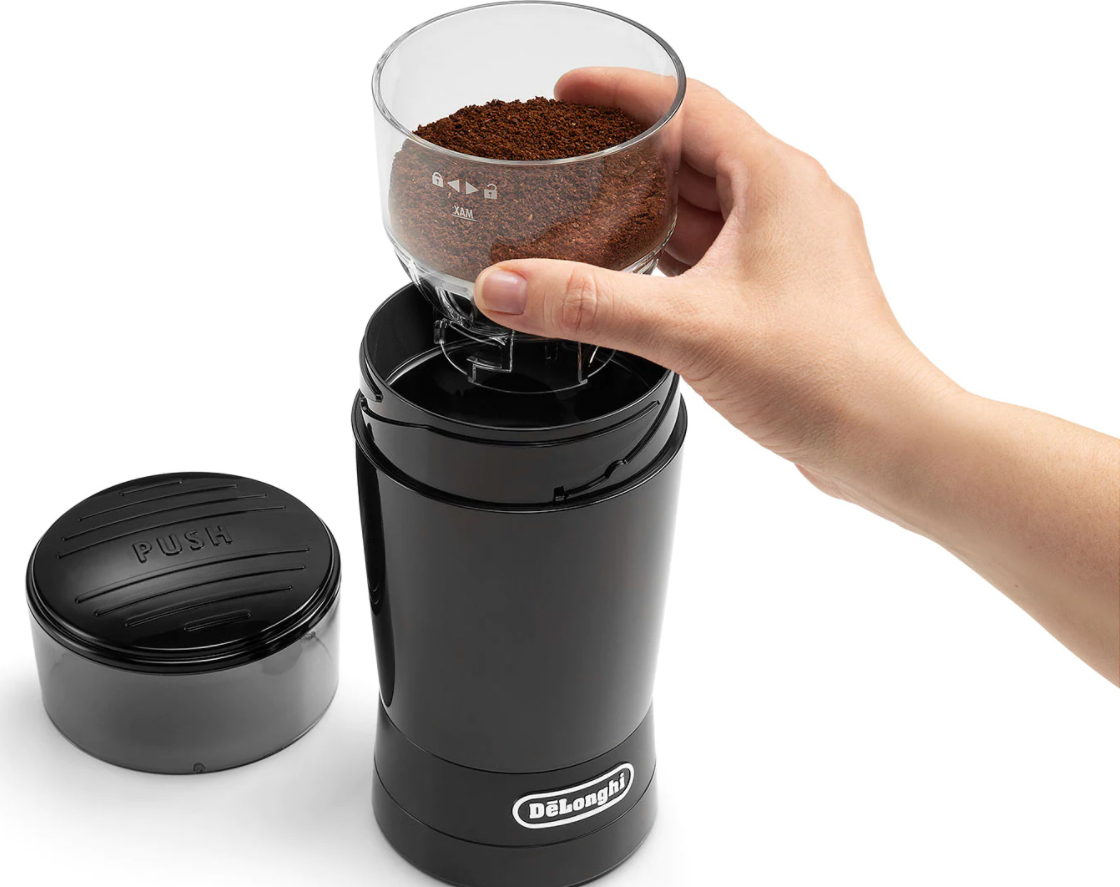 De'Longhi KG 200 Ηλεκτρικός Μύλος Καφέ 170W με Χωρητικότητα 90gr Μαύρος - Image 4