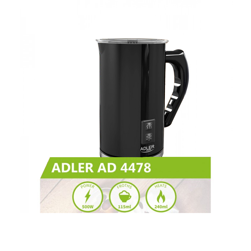 Adler AD 4478 Συσκευή για Ζεστό & Κρύο Αφρόγαλα με Αντικολλητική Επίστρωση 240ml - Image 7