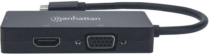 Manhattan USB-C Docking Station με HDMI Μαύρο (152983)