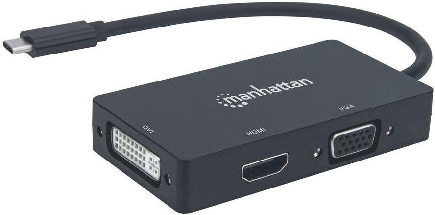 Manhattan USB-C Docking Station με HDMI Μαύρο (152983) - Image 2