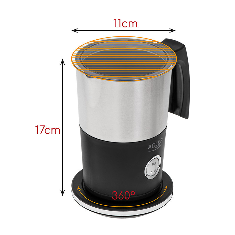 Adler AD 4497 Συσκευή για Αφρόγαλα 300ml - Image 13