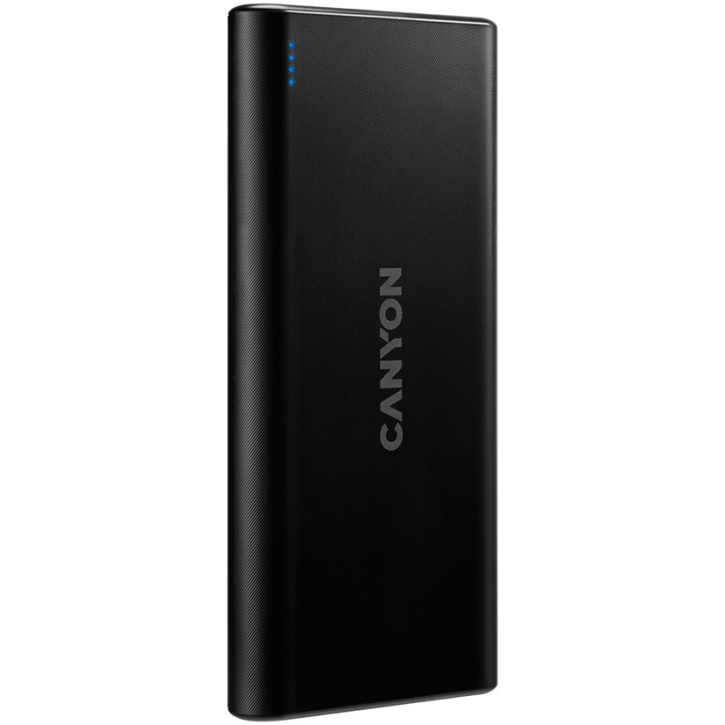 Canyon PB-106 Power Bank 10000mAh με 2 Θύρες USB-A Μαύρο - Image 2