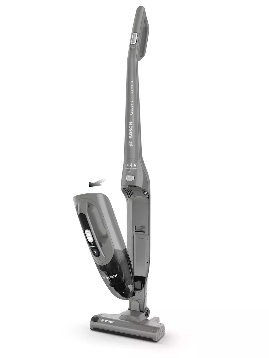 Bosch Readyy'y Serie 2 Επαναφορτιζόμενη Σκούπα 2 σε 1 Stick & Χειρός 14.4V Γκρι - Image 3