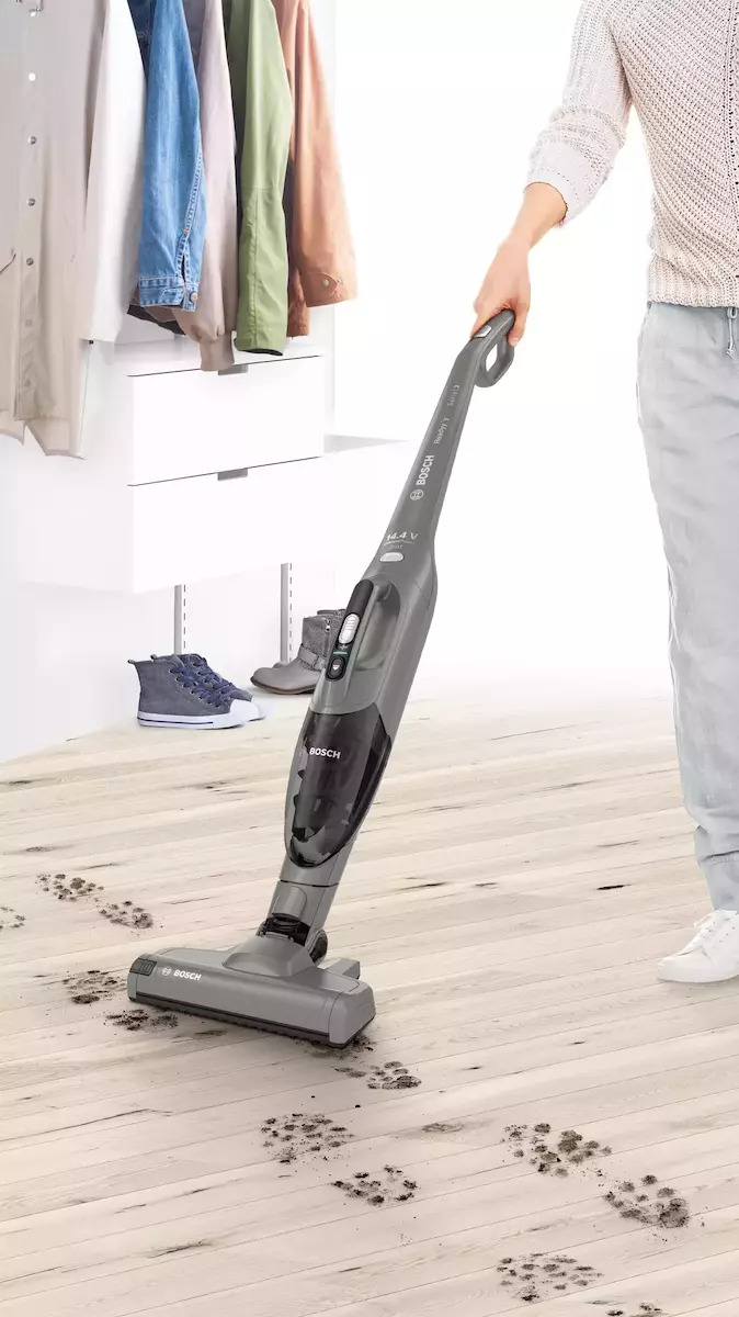 Bosch Readyy'y Serie 2 Επαναφορτιζόμενη Σκούπα 2 σε 1 Stick & Χειρός 14.4V Γκρι - Image 5