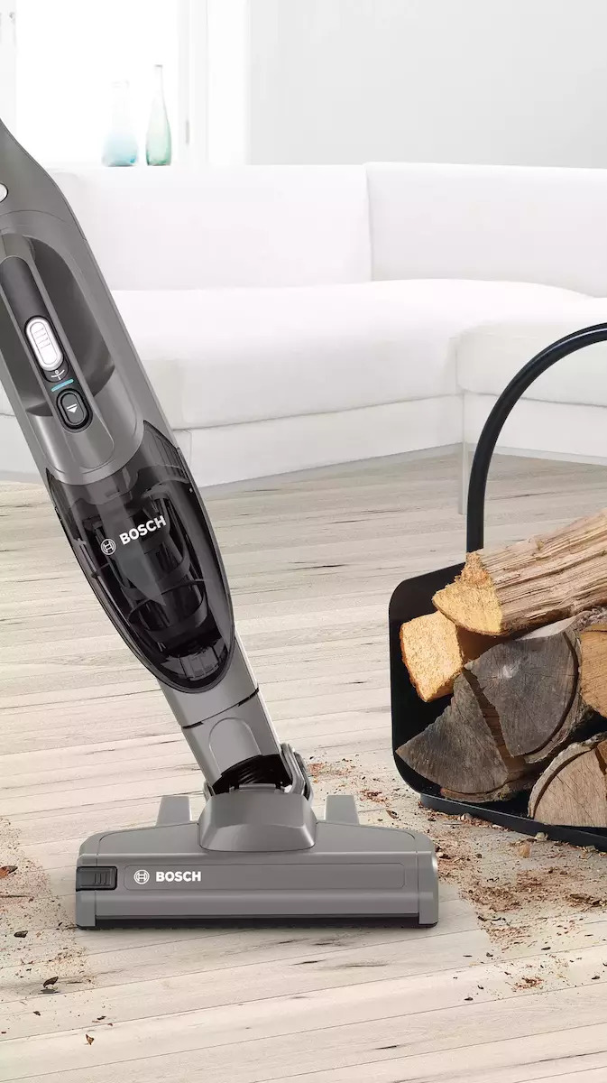 Bosch Readyy'y Serie 2 Επαναφορτιζόμενη Σκούπα 2 σε 1 Stick & Χειρός 14.4V Γκρι - Image 6