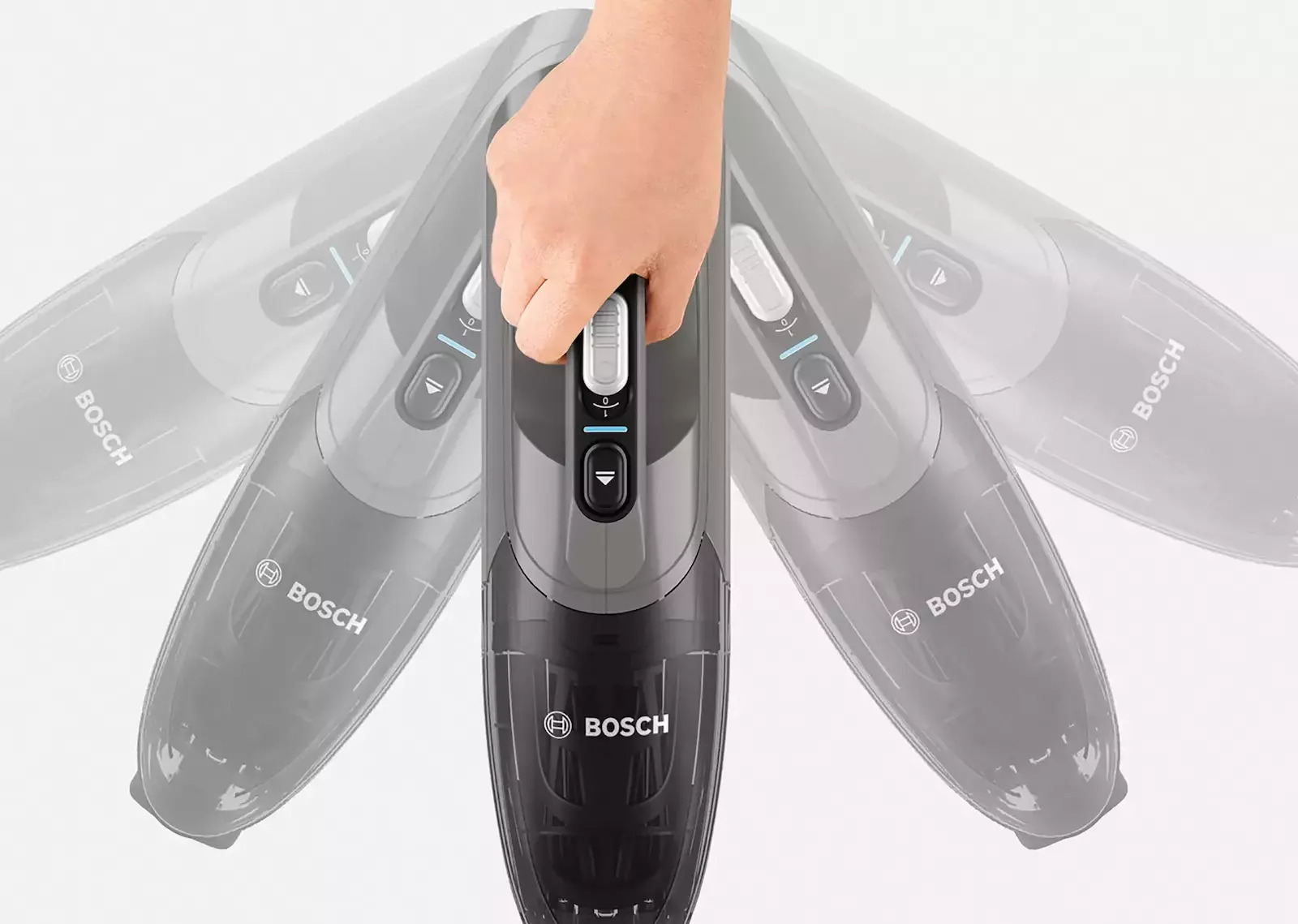 Bosch Readyy'y Serie 2 Επαναφορτιζόμενη Σκούπα 2 σε 1 Stick & Χειρός 14.4V Γκρι - Image 8