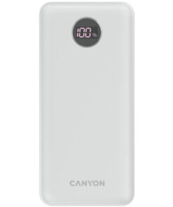 Canyon PB-2002 Ηλιακό Power Bank 20000mAh 18W Power Delivery Λευκό