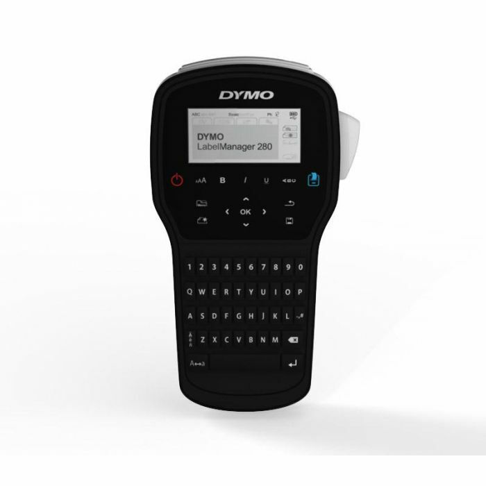 Dymo Ηλεκτρονικός Ετικετογράφος Χειρός σε Μαύρο Χρώμα LM-280