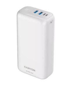 Alternative view of Canyon PB-301 Ηλιακό Power Bank 30000mAh 20W Power Delivery / Quick Charge 3.0 Λευκό