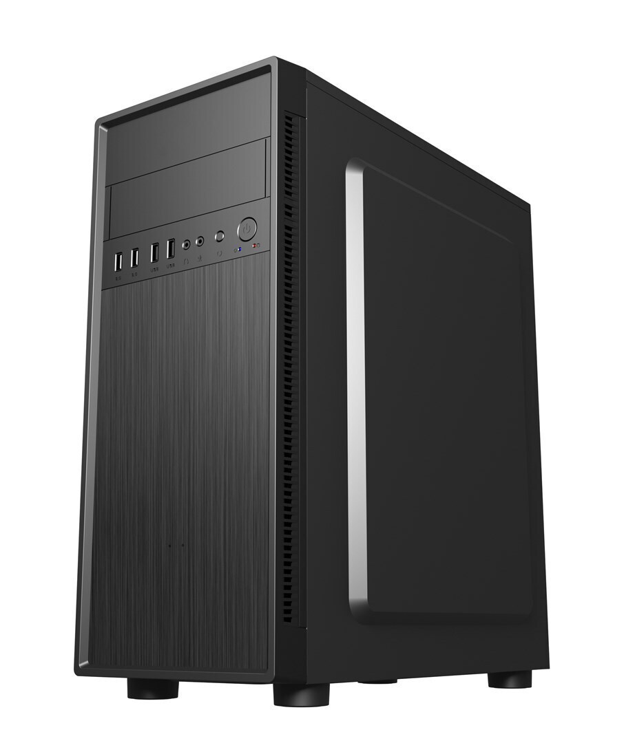 Gembird Fornax 160 Midi Tower Κουτί Υπολογιστή Μαύρο - Image 4