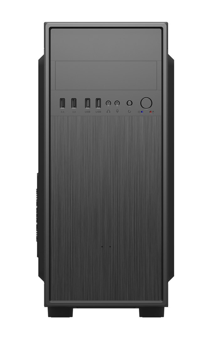 Gembird Fornax 160 Midi Tower Κουτί Υπολογιστή Μαύρο - Image 3
