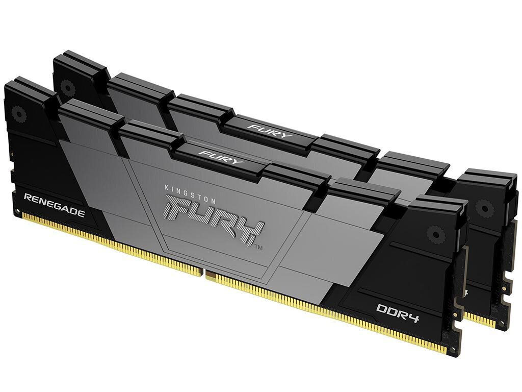 Kingston Fury Renegade DDR4 16GB RAM με 2x8GB Modules και Ταχύτητα 3200 για Desktop KF432C16RB2K2/16