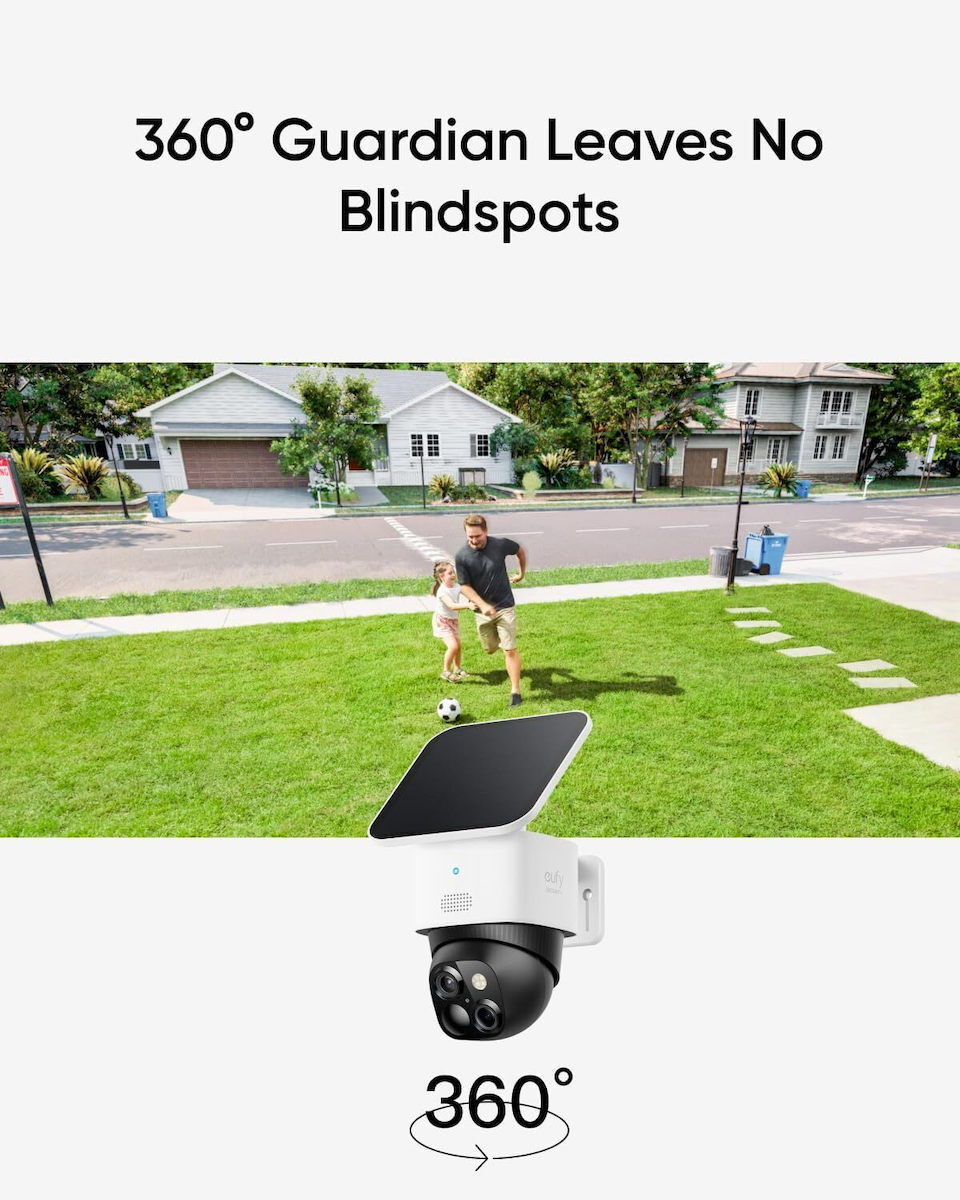 Eufy Solocam S340 IP Κάμερα Παρακολούθησης Full HD+ 5MP Αδιάβροχη Μπαταρίας με Ηχείο - Image 4