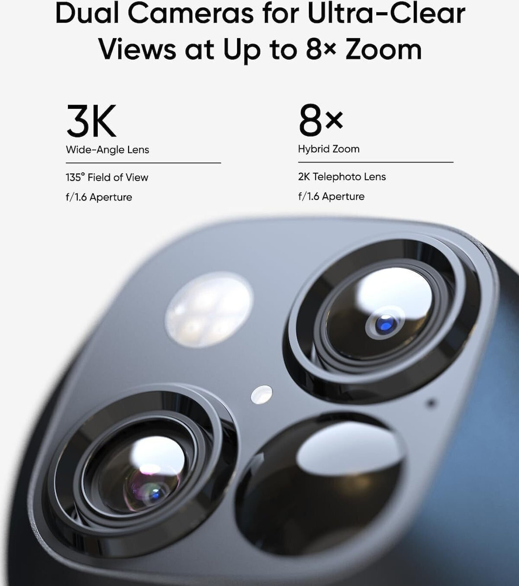 Eufy Solocam S340 IP Κάμερα Παρακολούθησης Full HD+ 5MP Αδιάβροχη Μπαταρίας με Ηχείο - Image 5