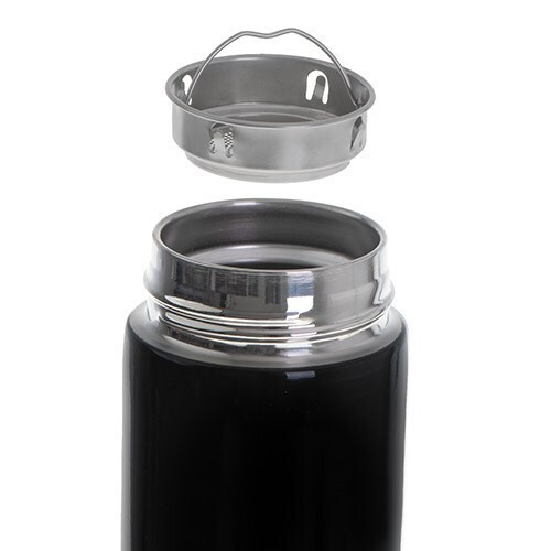 Adler Μπουκάλι Θερμός Ανοξείδωτο 470ml Μαύρο με Επιστόμιο 353643 - Image 4
