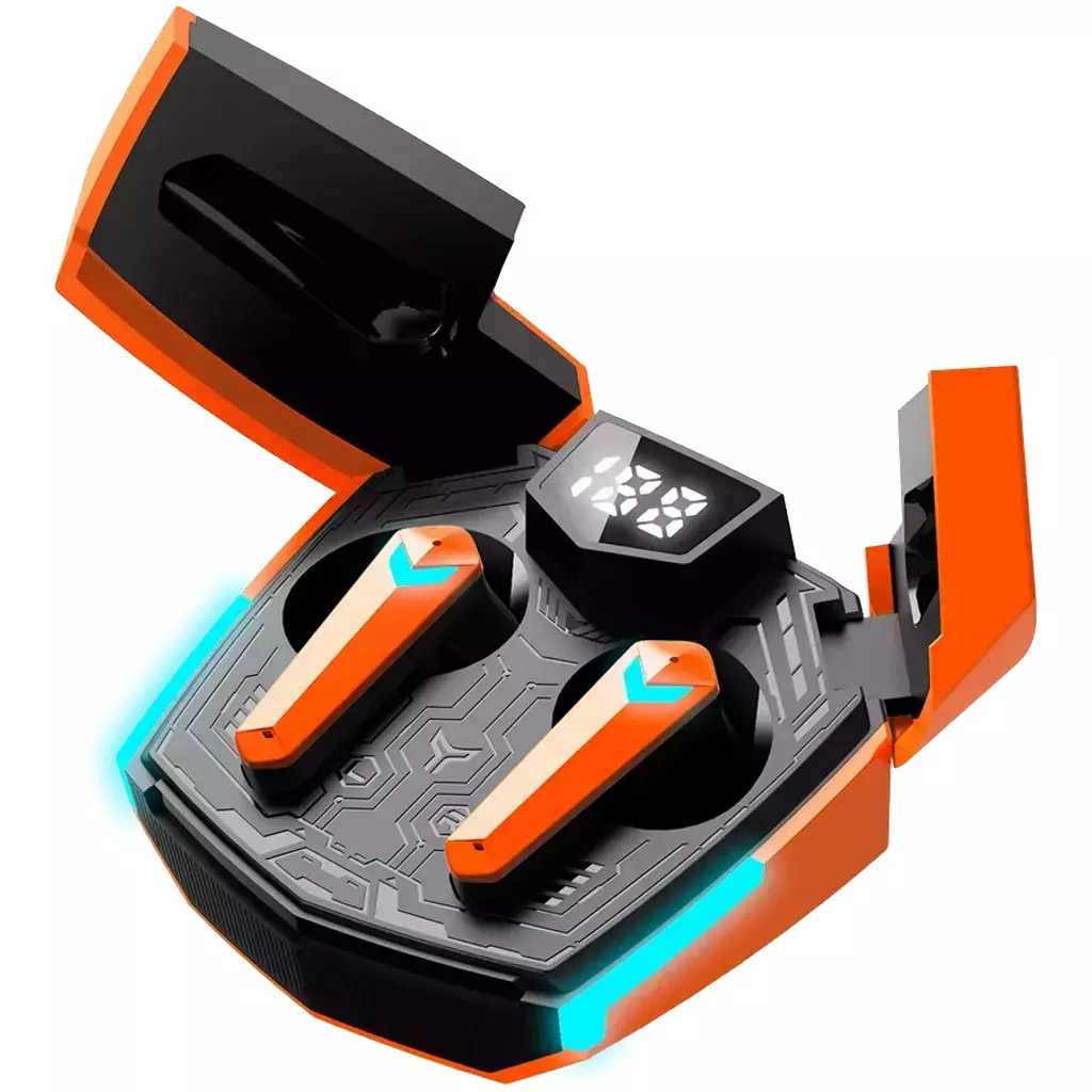 Canyon DoubleBee GTWS-2 In-ear Bluetooth Handsfree Ακουστικά με Θήκη Φόρτισης Πορτοκαλί - Image 2