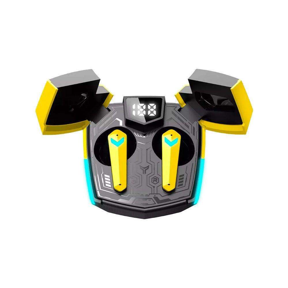 Canyon Gtws-2 In-ear Bluetooth Handsfree Ακουστικά με Θήκη Φόρτισης Κίτρινα