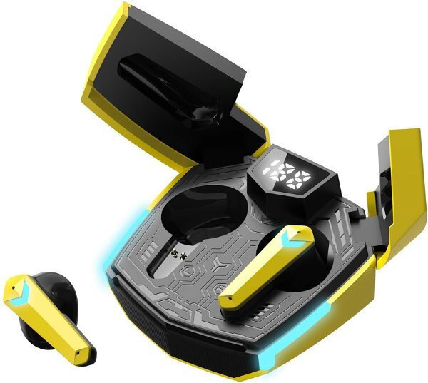 Canyon Gtws-2 In-ear Bluetooth Handsfree Ακουστικά με Θήκη Φόρτισης Κίτρινα - Image 3