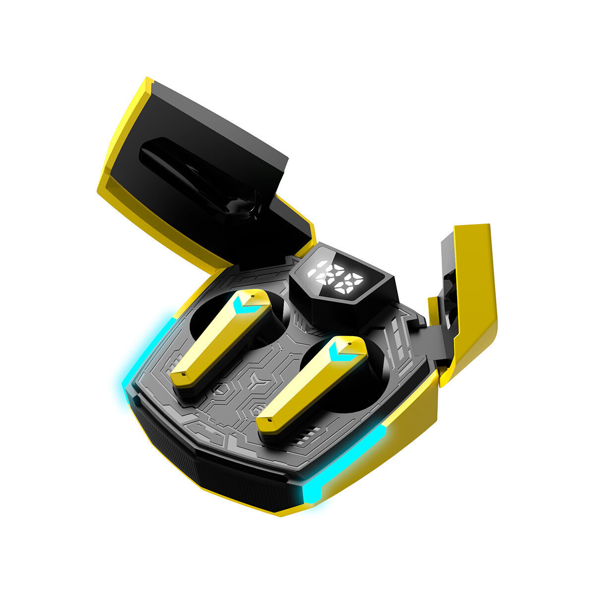 Canyon Gtws-2 In-ear Bluetooth Handsfree Ακουστικά με Θήκη Φόρτισης Κίτρινα - Image 2