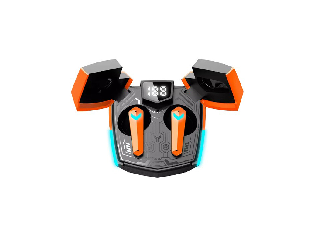 Canyon DoubleBee GTWS-2 In-ear Bluetooth Handsfree Ακουστικά με Θήκη Φόρτισης Πορτοκαλί - Image 3
