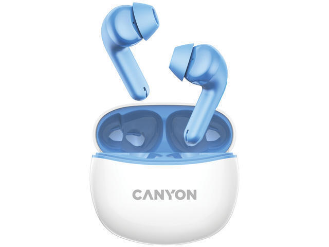 Canyon TWS-5 In-ear Bluetooth Handsfree Ακουστικά με Θήκη Φόρτισης Μπλε - Image 4