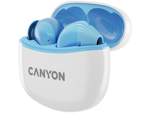 Canyon TWS-5 In-ear Bluetooth Handsfree Ακουστικά με Θήκη Φόρτισης Μπλε - Image 5
