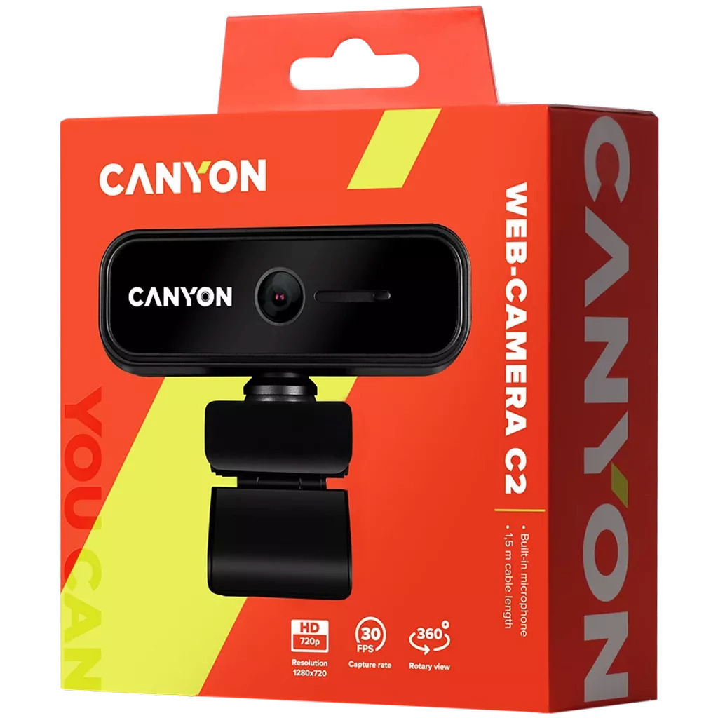 Canyon C2N Web Camera HD 720p CNE-HWC2 - Image 4