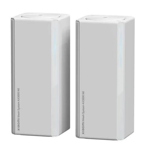 Xiaomi Mesh System AX3000 Access Point Wi‑Fi 6 Dual Band (2.4 & 5GHz) σε Διπλό Kit Λευκό