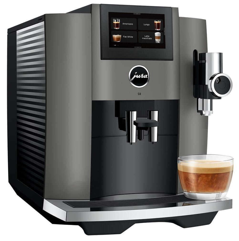 Jura S8 Αυτόματη Μηχανή Espresso 1450W Πίεσης 15bar με Μύλο Άλεσης Dark Inox - Image 3
