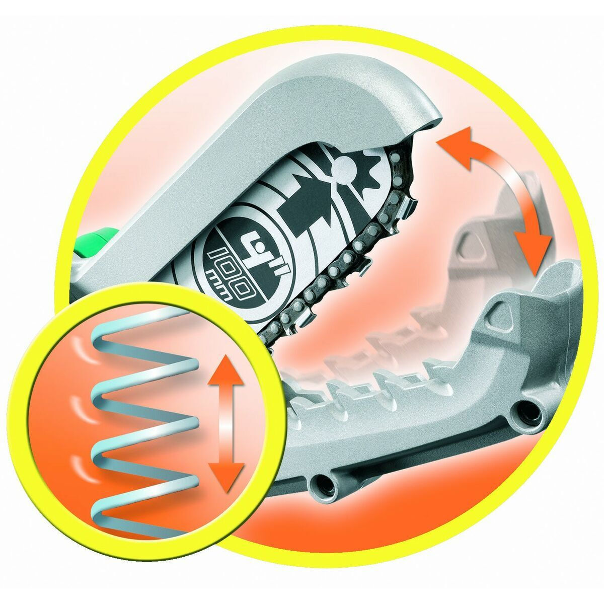Black & Decker Ηλεκτρικό Αλυσοπρίονο 3kg με Λάμα 10cm GK1000 - Image 4