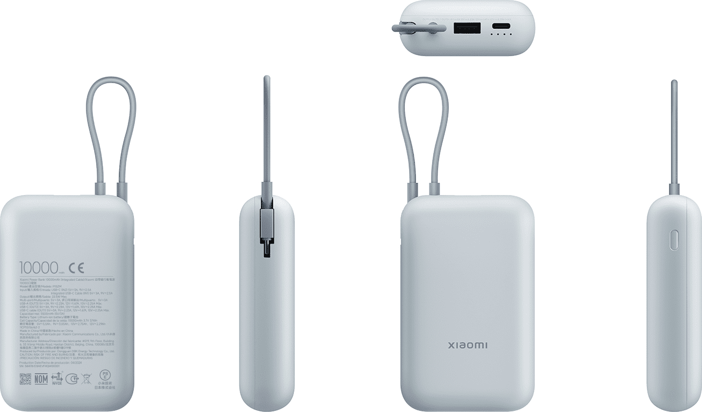 Xiaomi BHR9073GL Integrated Type-C Power Bank 10000mAh 22.5W με Θύρα USB-A και Θύρα USB-C Ice Blue - Image 9