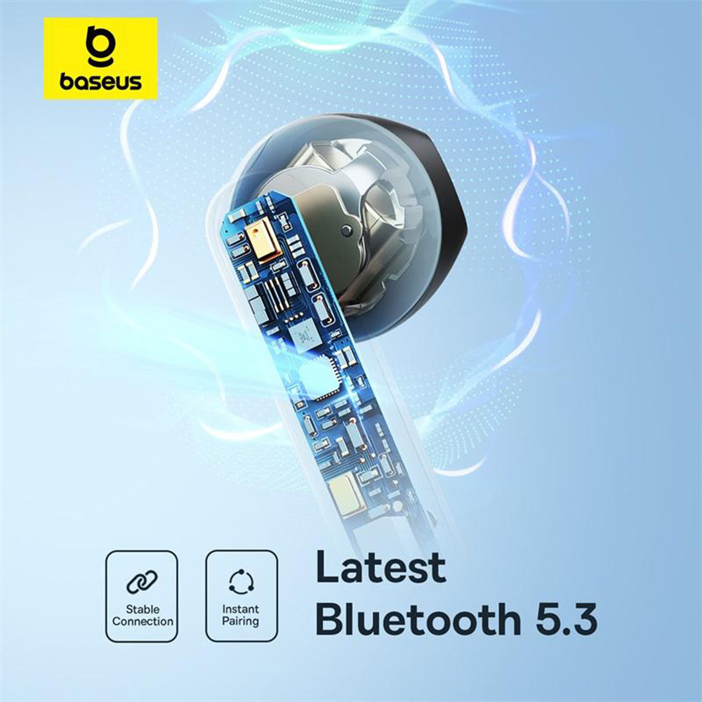 Baseus Bowie E16 In-ear Bluetooth Handsfree Ακουστικά με Αντοχή στον Ιδρώτα και Θήκη Φόρτισης Μπλε - Image 2
