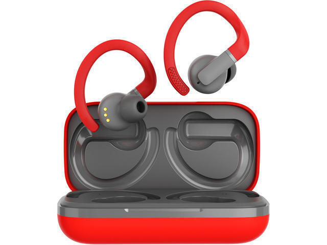 Canyon OnRun 11 Sport In-ear Bluetooth Handsfree Ακουστικά με Αντοχή στον Ιδρώτα και Θήκη Φόρτισης Κόκκινα