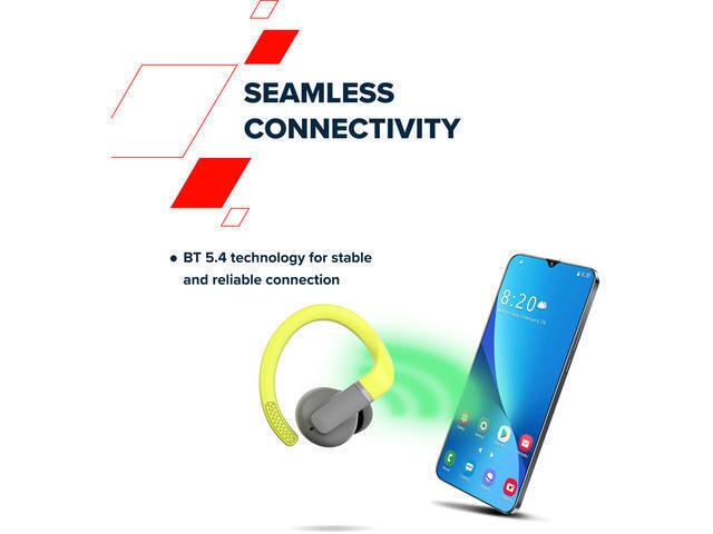 Canyon OnRun 11 Sport In-ear Bluetooth Handsfree Ακουστικά με Αντοχή στον Ιδρώτα και Θήκη Φόρτισης Πράσινα - Image 5
