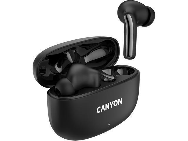 Canyon OnGo 9 In-ear Bluetooth Handsfree Ακουστικά με Θήκη Φόρτισης Μαύρα - Image 2