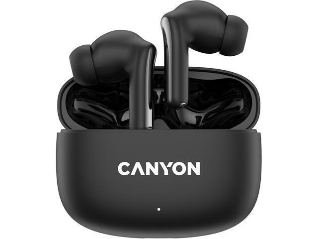 Canyon OnGo 9 In-ear Bluetooth Handsfree Ακουστικά με Θήκη Φόρτισης Μαύρα - Image 4